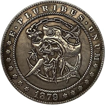 Hobo Nickel 1879- USA Morgan Dollar Coin Copy Type 185 Copy Souvenir Novelty Coin Gift
