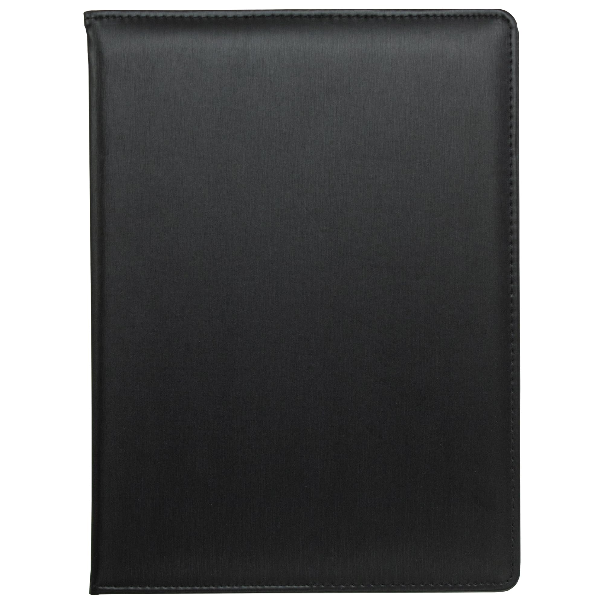 eco-eco Eco139 Profi-Buch, A4, 50% recycelt, 20 Taschen, gepolstert, Kunstmappe mit Kunststoffhüllen, Schwarz