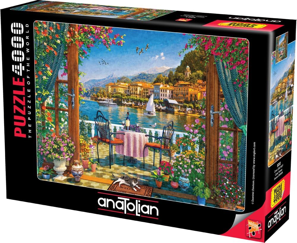 Anatolian 'Paris Roof Terrace' 1000 Piece Jigsaw Puzzle For Adults - Anti-Glare, Premium Quality (Finished Size: 18.1x26 In)