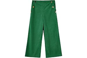 Girls Wide Leg Corduroy Pants: Ultimate Comfort and Style