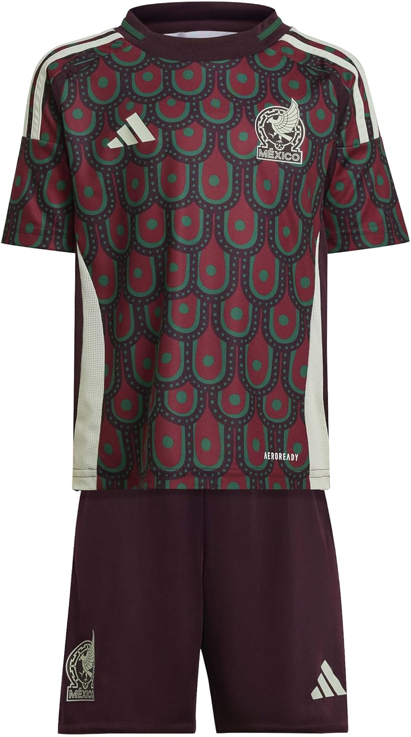 adidas National Teams boys Mexico 2024 Home Mini Kit