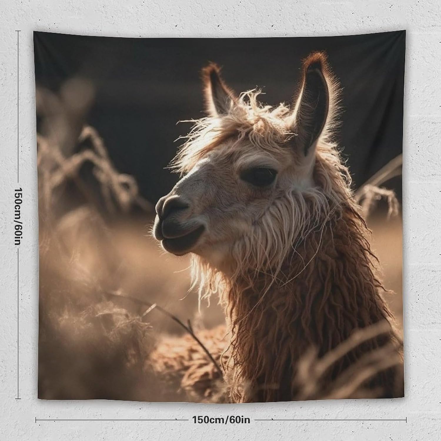Tapestry Wide Wall Art Hanging Tapestries Lightweight Art Wall Blanket image 2