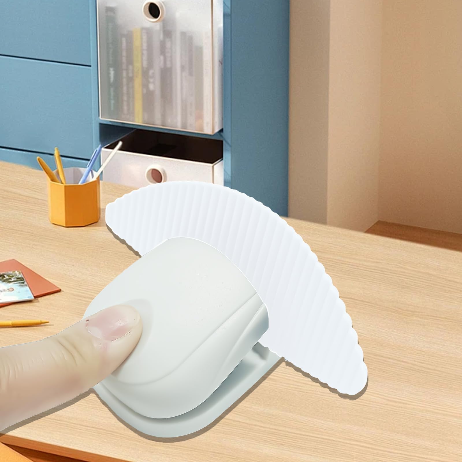 Soporte de papel para escritorio, soporte de papel para escritorio al escribir, soporte de documentos, soporte portátil de contrapeso para copias, abrazadera de escritorio para documentos de papel A4