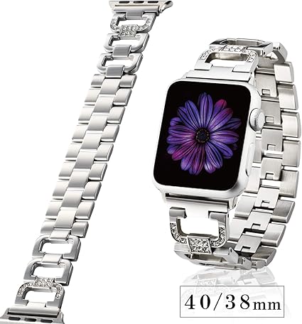 Amazon エレコム Apple Watch 40mm ステンレスバンド D字 シルバー Aw 40bdsjdsv エレコム スマート ウォッチアクセサリ