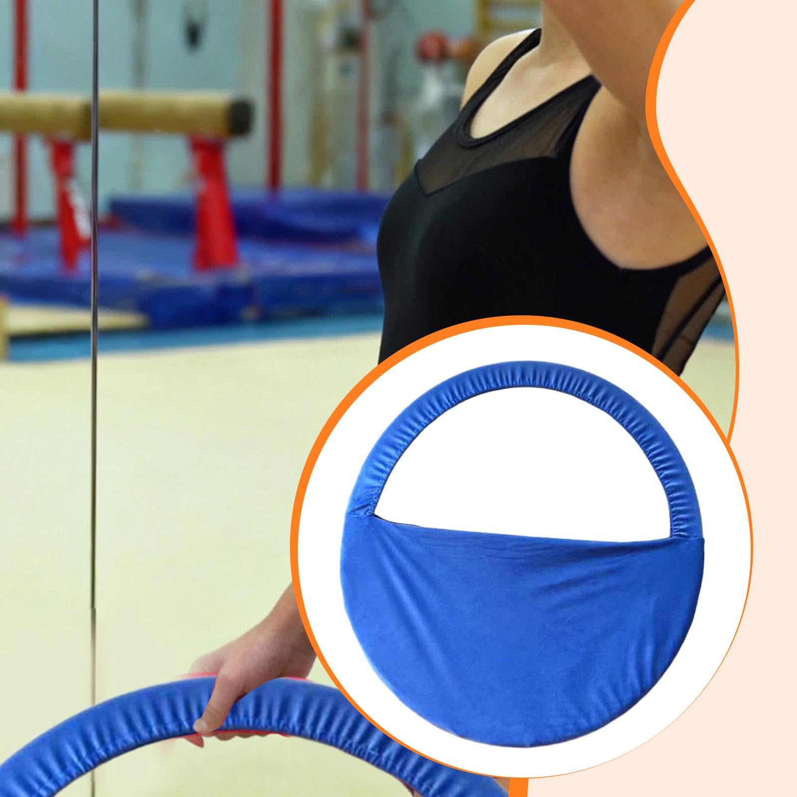 predolo Bolsa de Aro de Ejercicio, Bolsa de Almacenamiento para Aro de Fitness, Funda Multifuncional para Gimnasia Rítmica, para Competición de Juegos, Escena