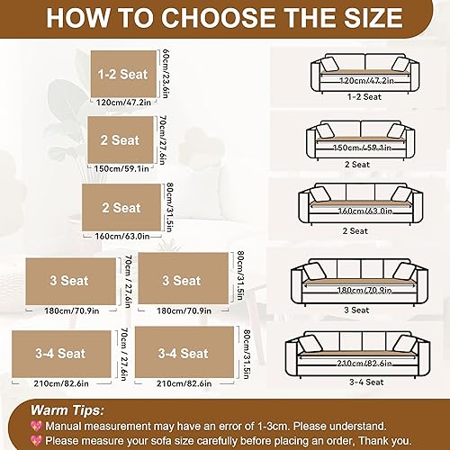 Miniatura 7 de OTOB Funda de sofá para perros, lavable, antideslizante, divertida funda para sofá para mascotas, protector de muebles suave y acogedor, apto para