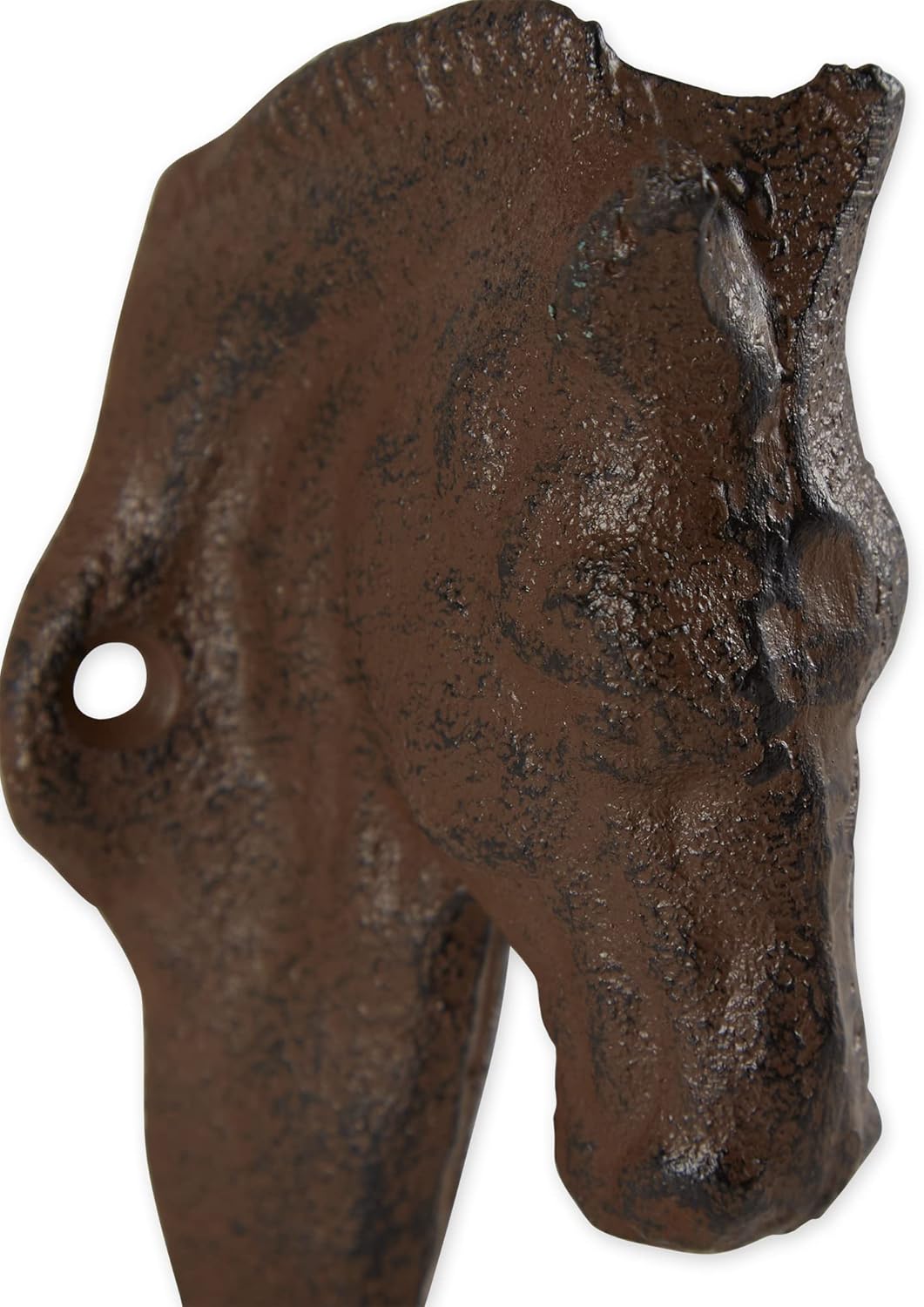 DII Cast Iron Collection Decorative Wall Hook Set, Horse, 3 Count