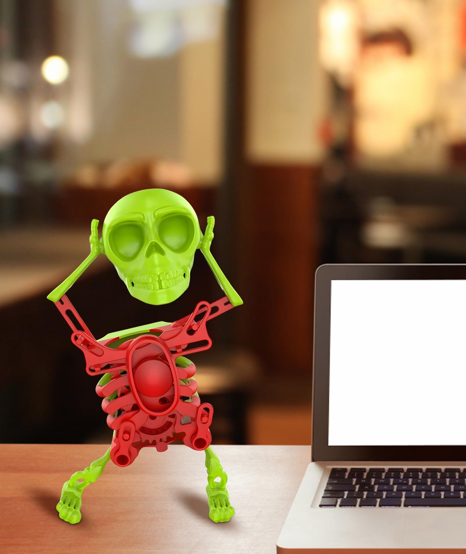 Dancing Skeleton Toy, Fun and Interactive Skeleton Toy for Kids, Perfect for Pranks and Gifts, 20 cm Long, 9.8 cm Wide - Image 5 thumbnail