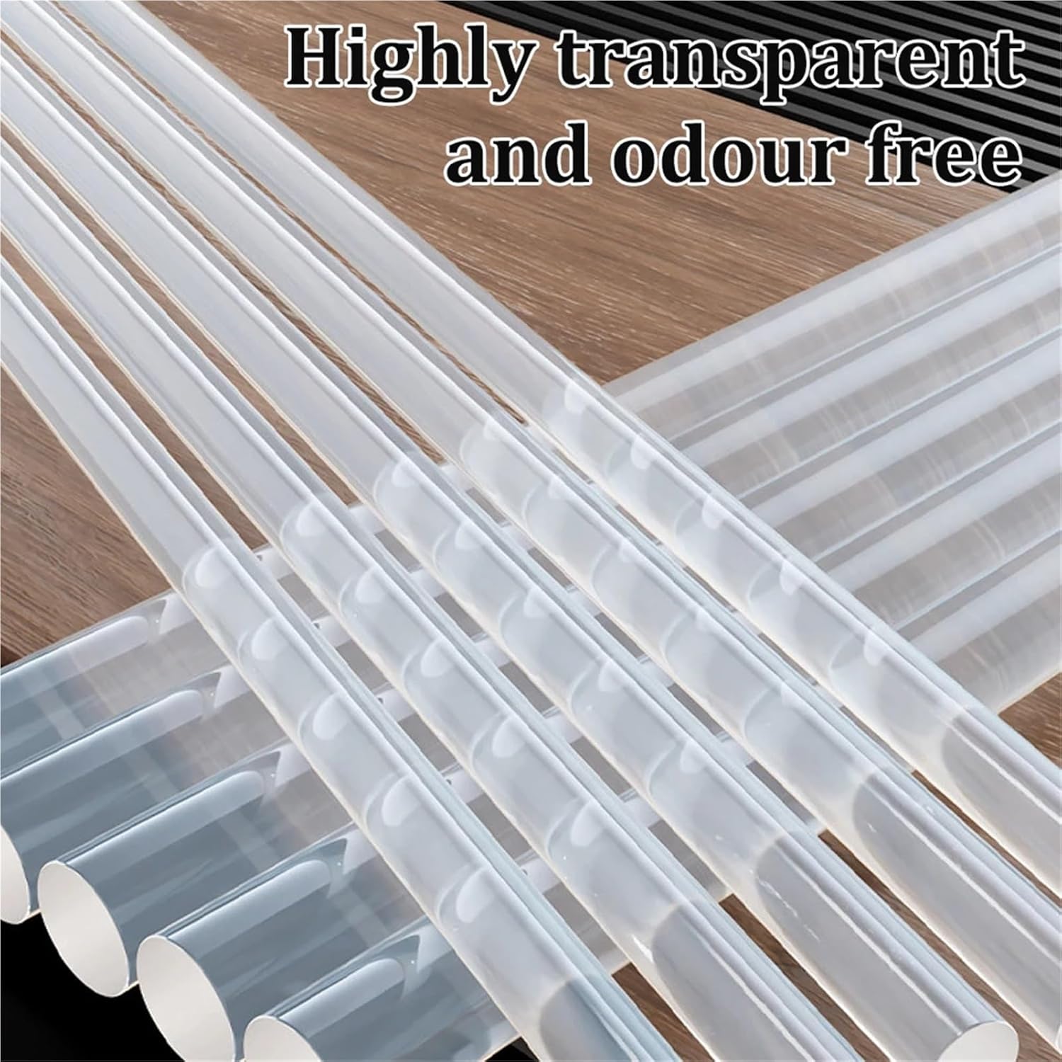 Hot Melt Glue Sticks 80PCS Clear Hot Melt Glue Sticks 7 / 11mm High Temperature Stick Household DIY Tools for Electric Gun(11X150mm)