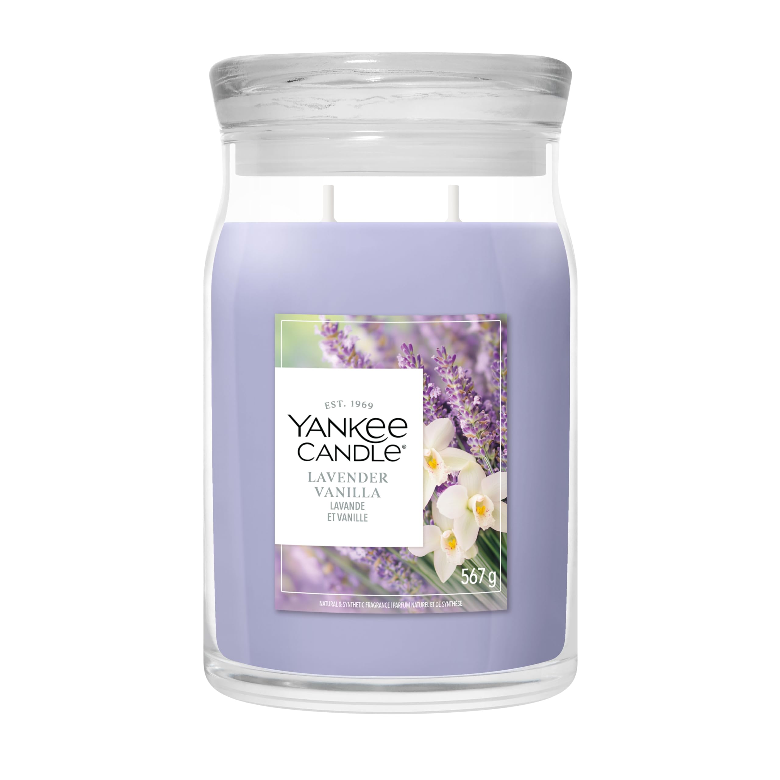 Yankee Candle Purple Lavender Vanilla Large Jar