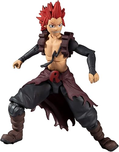 Miniatura 2 de McFarlane Toys My Hero Academia Eijiro Kirishima - Figura de acción de disfraz de héroe de la temporada 3 de 7 pulgadas