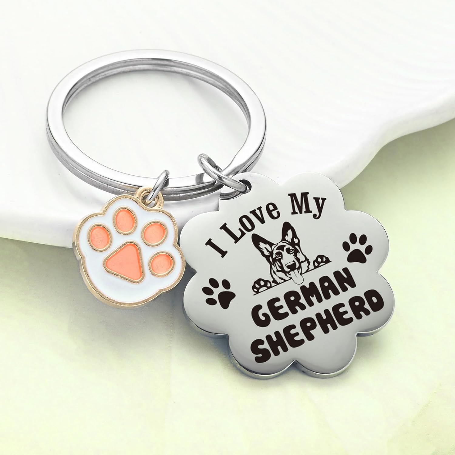 German Shepherd Keychain For German Shepherd Mom Gifts Dog Keychain For Dog Lover Owner Jewelry - Image 5