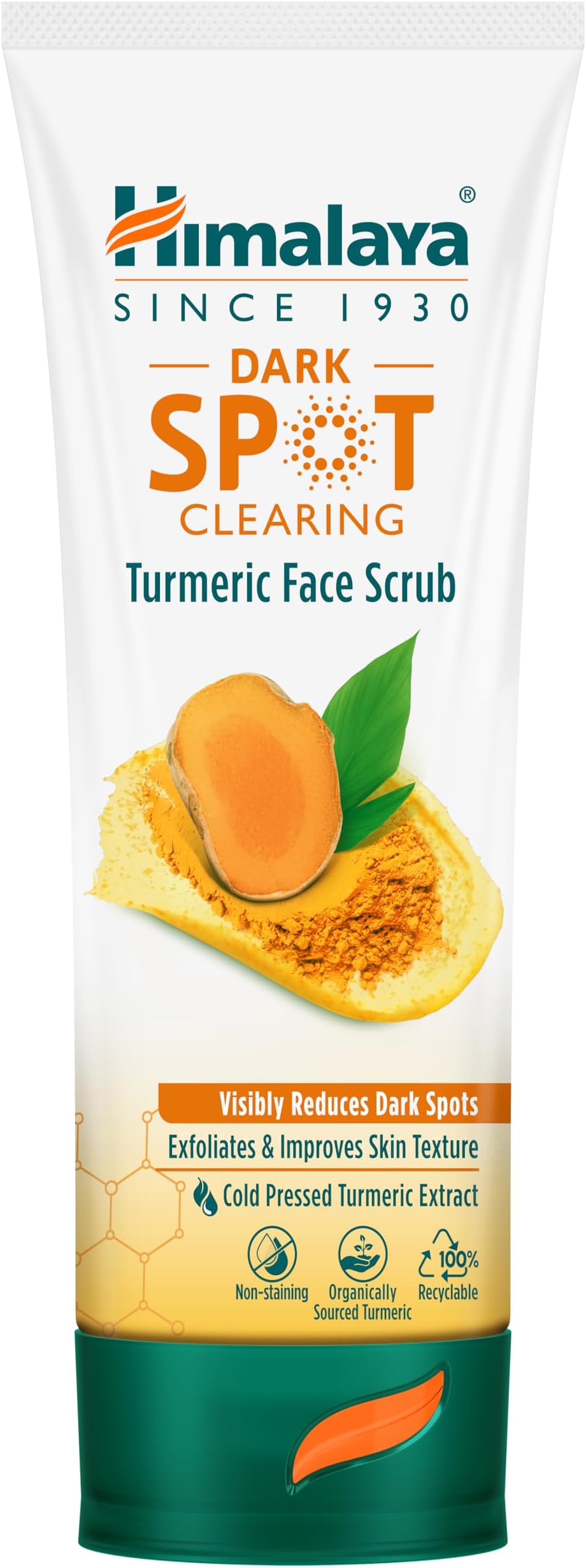 Dark Spot Clearing Turmeric Face Scrub | Organically sourced Turmeric | Reduce dark spots in 7 days | Gives Radiant Skin | 100g