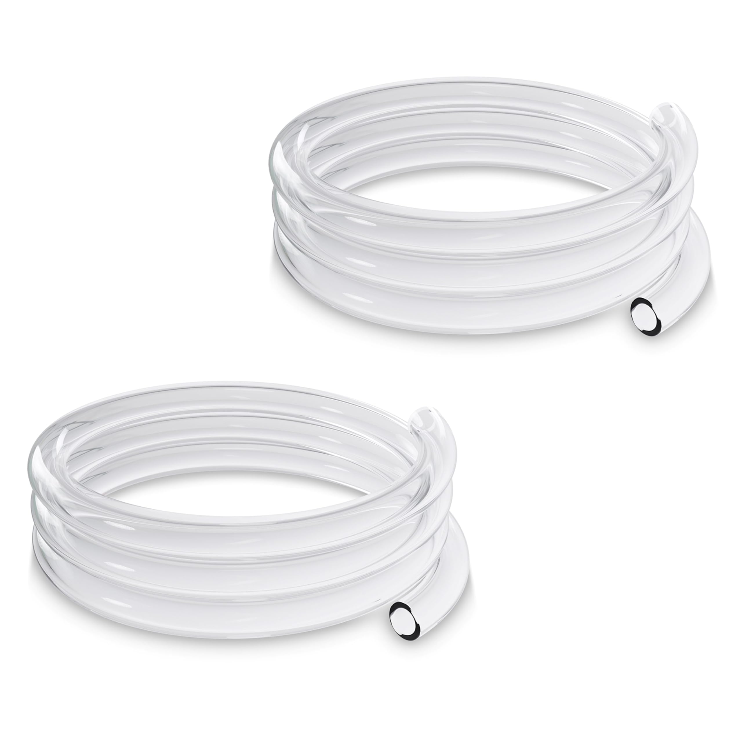 XSPC FLX Tubing 7/16" ID, 5/8" OD, 2 Meters Length, Clear, 2-pack