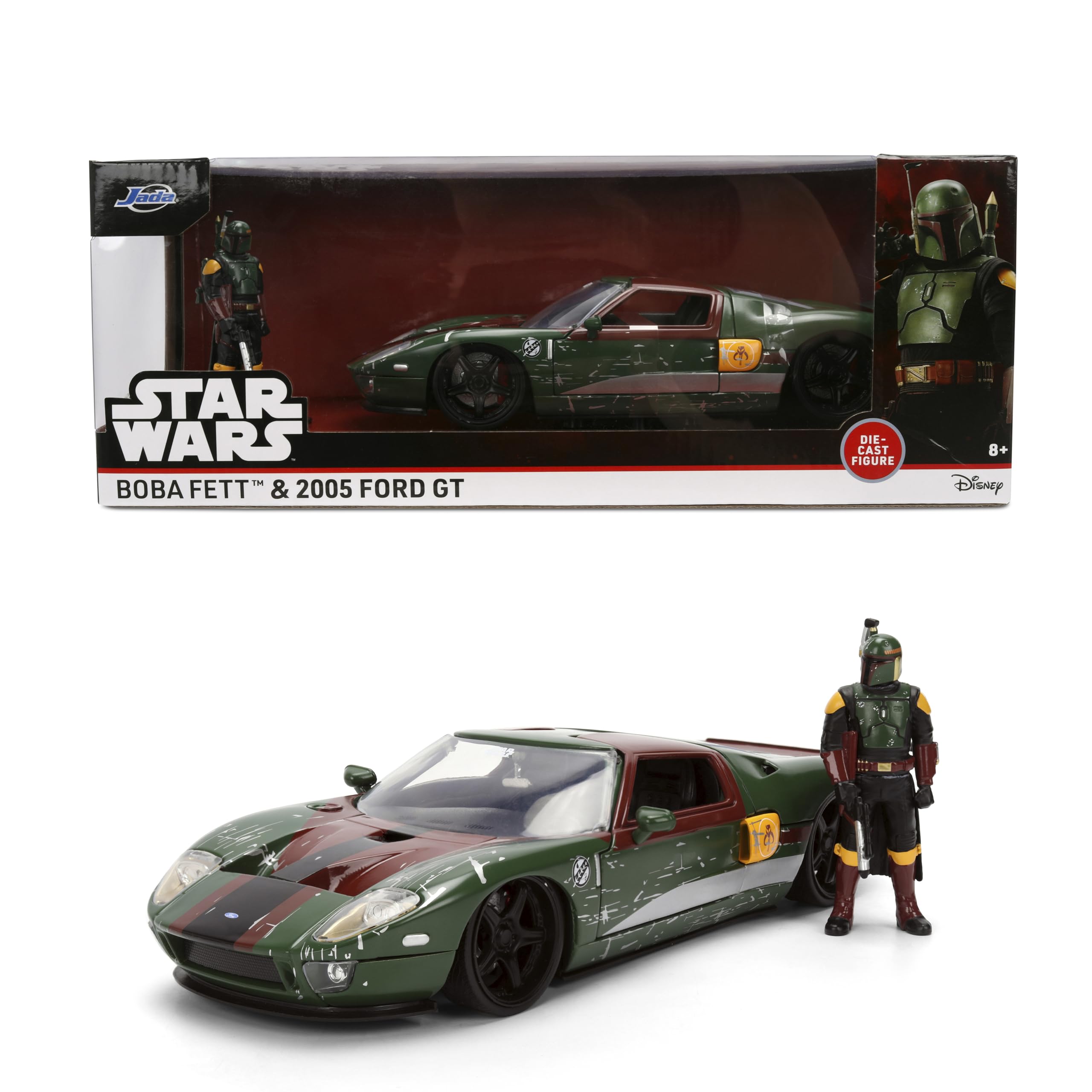 Jada Boba Fett 2005 Ford GT 1:24 Die-Cast