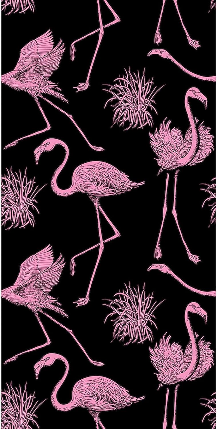 CafePress Flamingos 30"x60" Absorbent Cotton Back, Soft Beach, Pool Towel