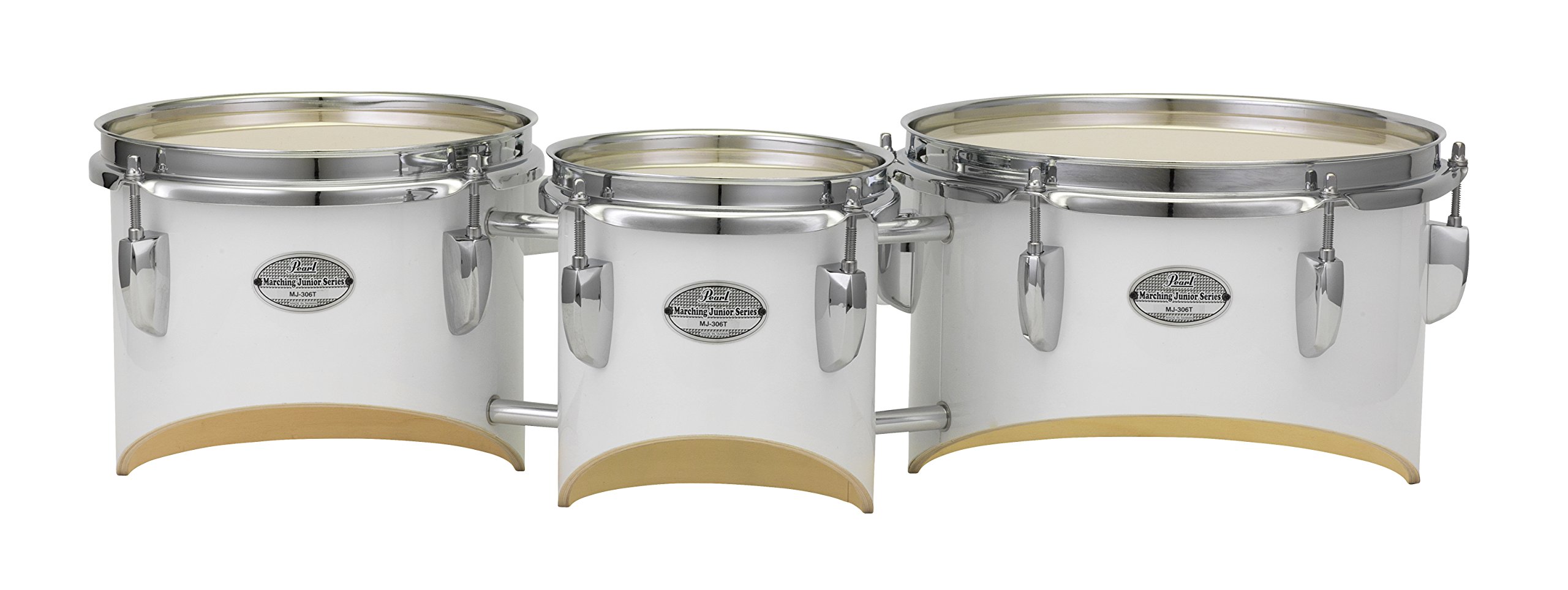 Pearl MJT680/CXN33 Junior Marching Trio Set 6"x6.5", 8"x6.5", 10"x6.5" and Carrier