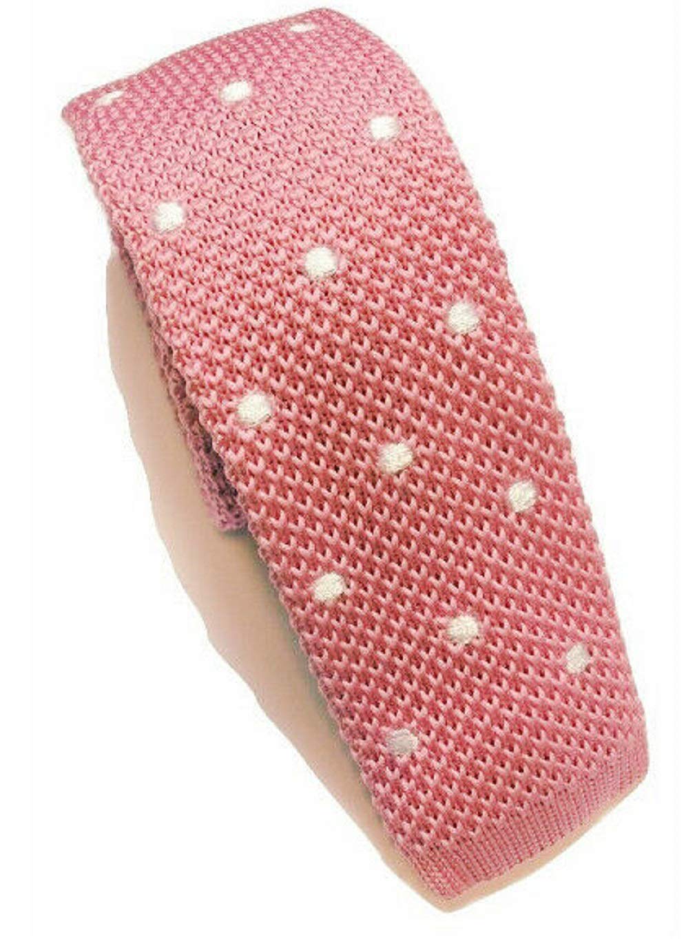 L&L® Men's Fashion Polka Dot Knit Knitted Tie Slim Skinny Woven