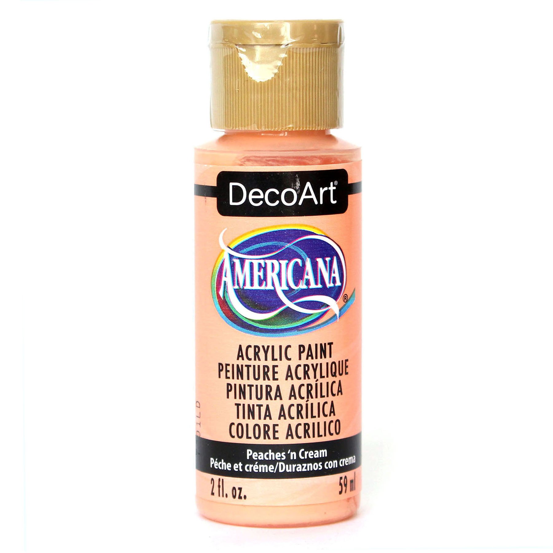 Buy DecoArt Americana Acrylic Paint, 2Ounce, Peaches 'n Cream Online
