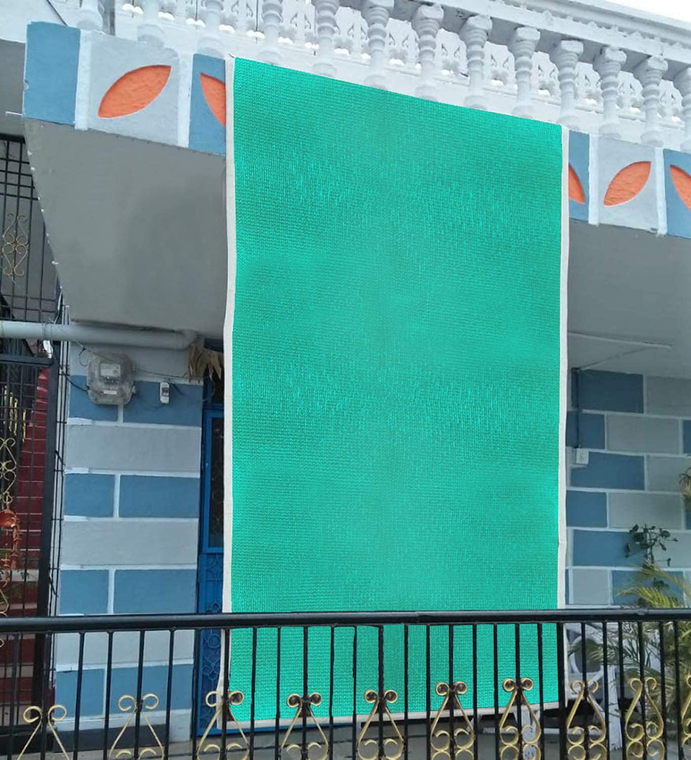 Multipurpose Neewar Stitched Green Shade Net 50% for Garden/Home/Lawn/Shade/Netting/Sports/Car Parking/Fencing/Mini Green House- (Size - 10x6 Feet)-image-21