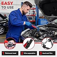 Vista 5 de Herramienta de extracción de conectores eléctricos, herramienta de terminal de cable duradero para reparación automotriz, alicates de desconexión