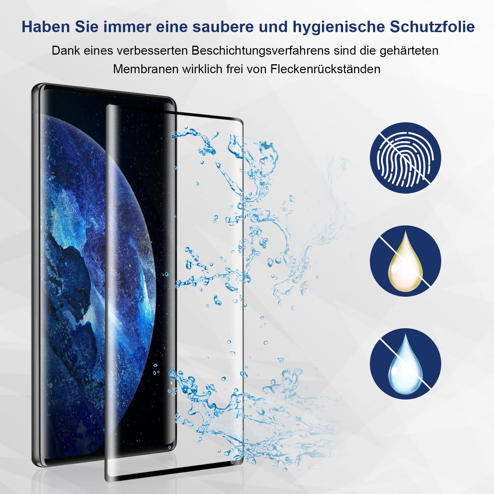Carantee 2er Pack Panzerglas Für Google Pixel 6 Pro - 9H Härte Full Cover
