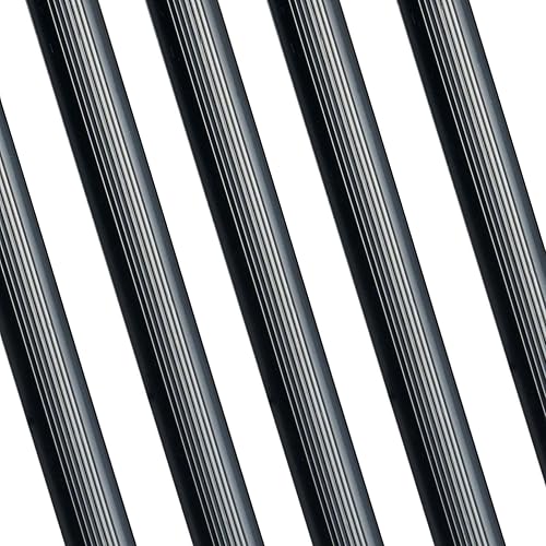 Miniatura 3 de Binditek Paquete de 25 barras de encuadernación, 25 barras de encuadernación con agarre deslizante de capacidad para 25 hojas, color negro, 0.197 in