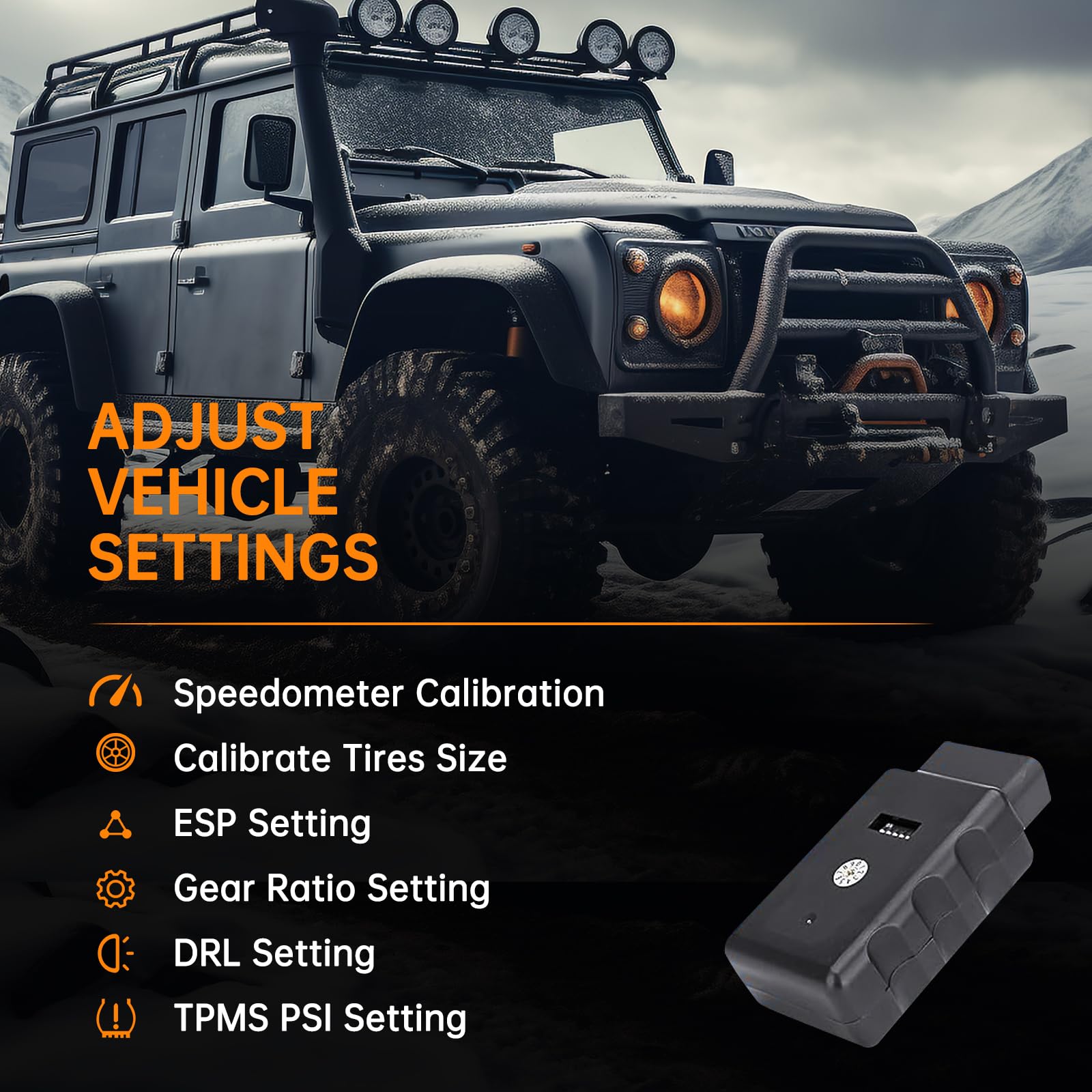Amazon | Lrichy スピードメーターキャリブレーションモジュール Jeep