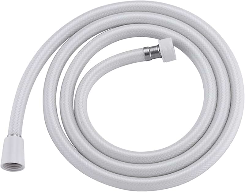 shower hose white