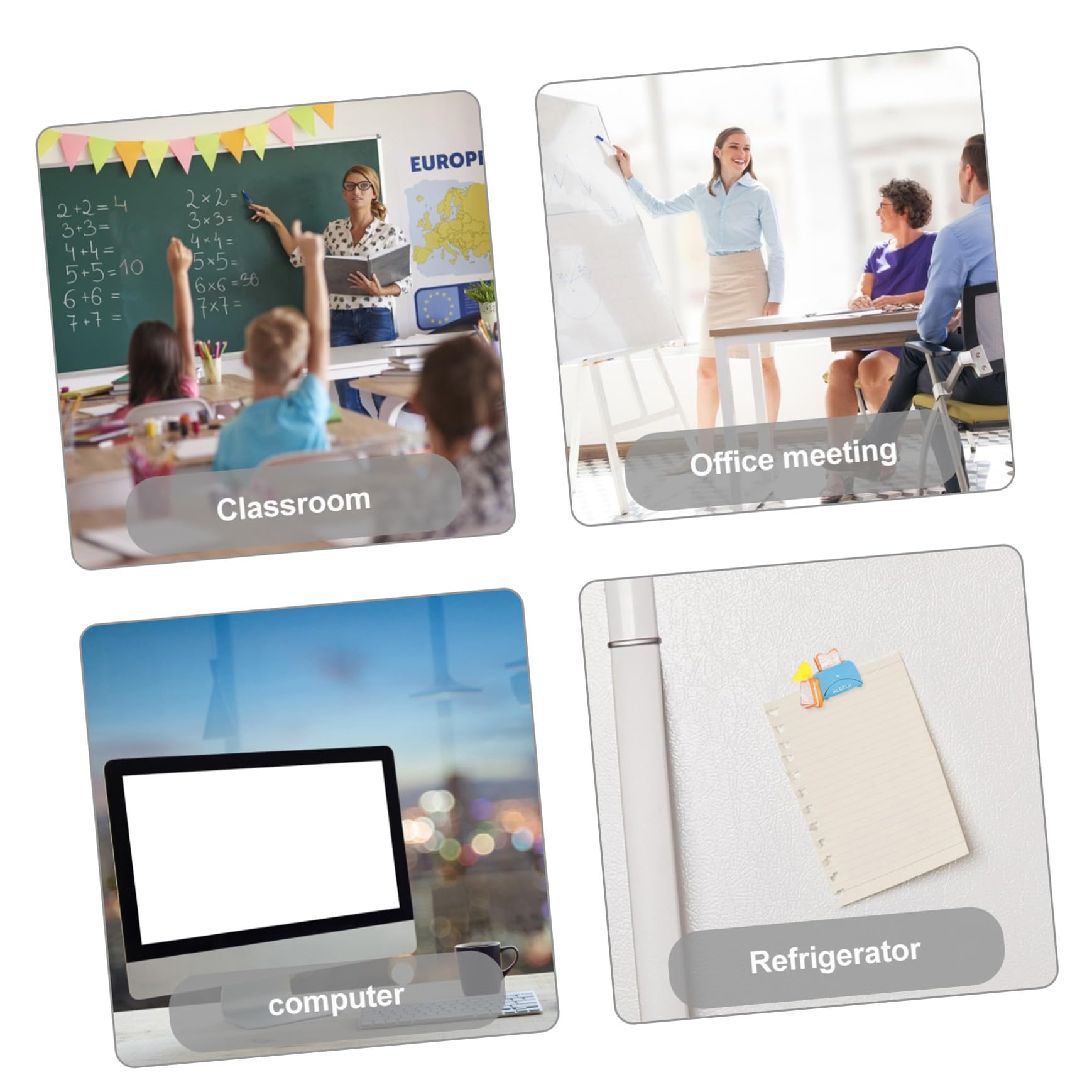 10 Stück Kühlschrankmagnete aus Resin Starke Haftkraft Verschiedene Lebensmittel Küchenmuster Vielseitig für Kühlschrank Whiteboard Waschmaschine Praktische Dekoration