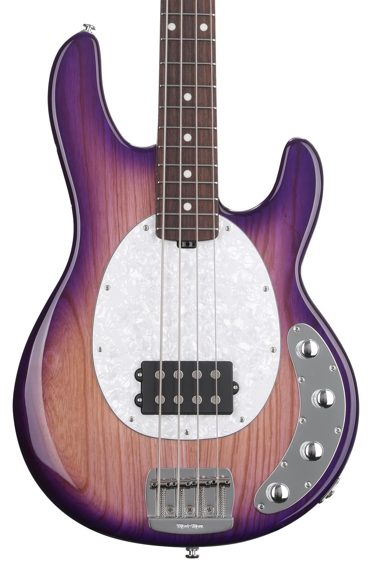 Ernie Ball Music Man StingRay Special Bass Guitar - Purple Sunset with Rosewood Fingerboard