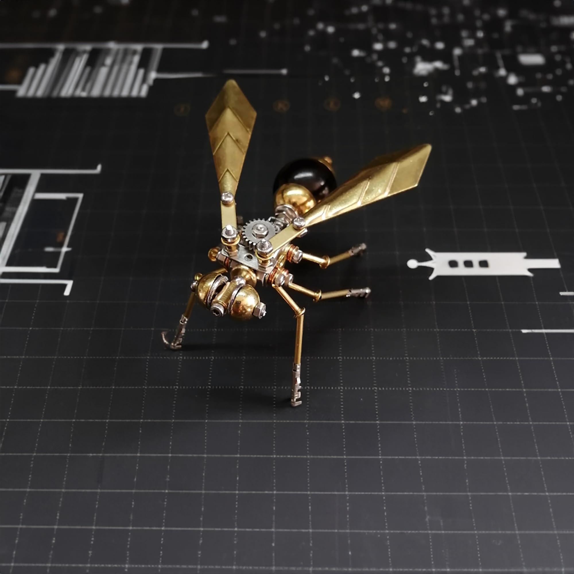 BuildCubes 3D metalen puzzel voor volwassenen, steampunk mechanisch