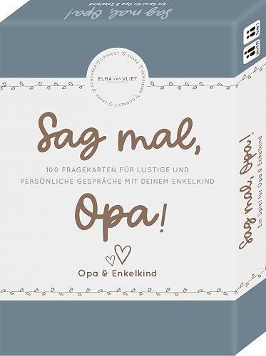 Elma van Vliet Sag mal, Opa!: Ein Spiel für Opa &amp; Enkelkind | Das Fragespiel für besondere Momente mit deinem Enkelkind (Elma van Vliet - Quizze &amp; Fragespiele)