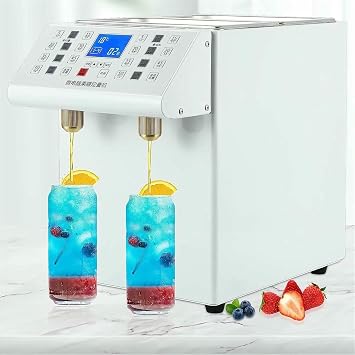 Automatic Fructose Dispenser, 10L Sugar Syrup Dispenser, with Double Fructose Output, Commercial Syrup Dispenser /
