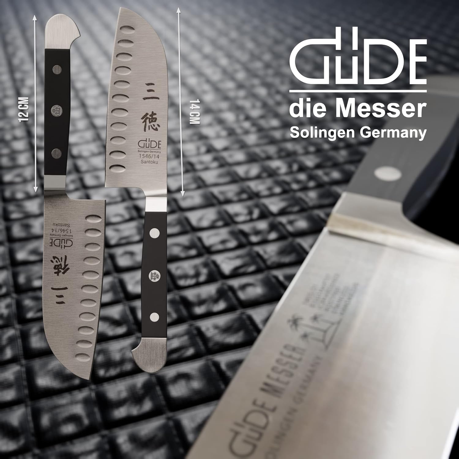 Güde Alpha Series - 5" Santoku Knife Knife - Ice Hardened steel - Hand Forged/Sharpened - Made in Solingen, Germany Since 1910