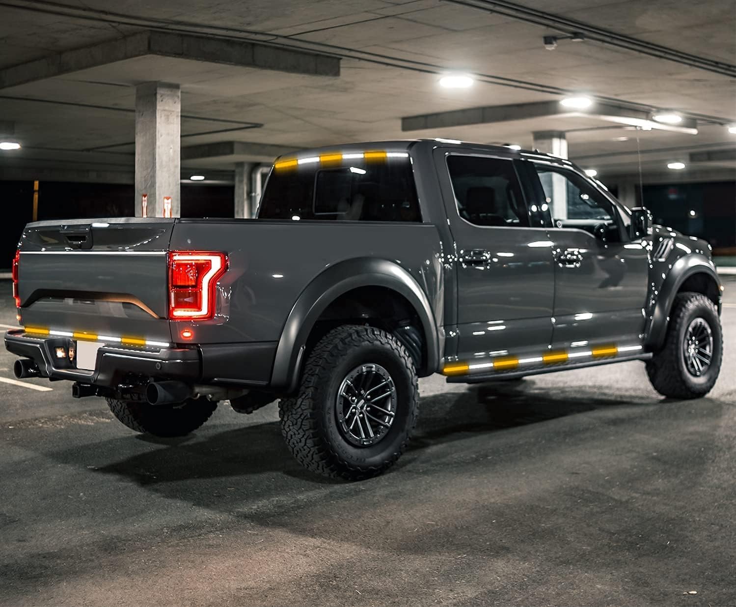 Amazon.com: 2 x 78 inch Rocker Panel/Side Step/Running Board LED ...