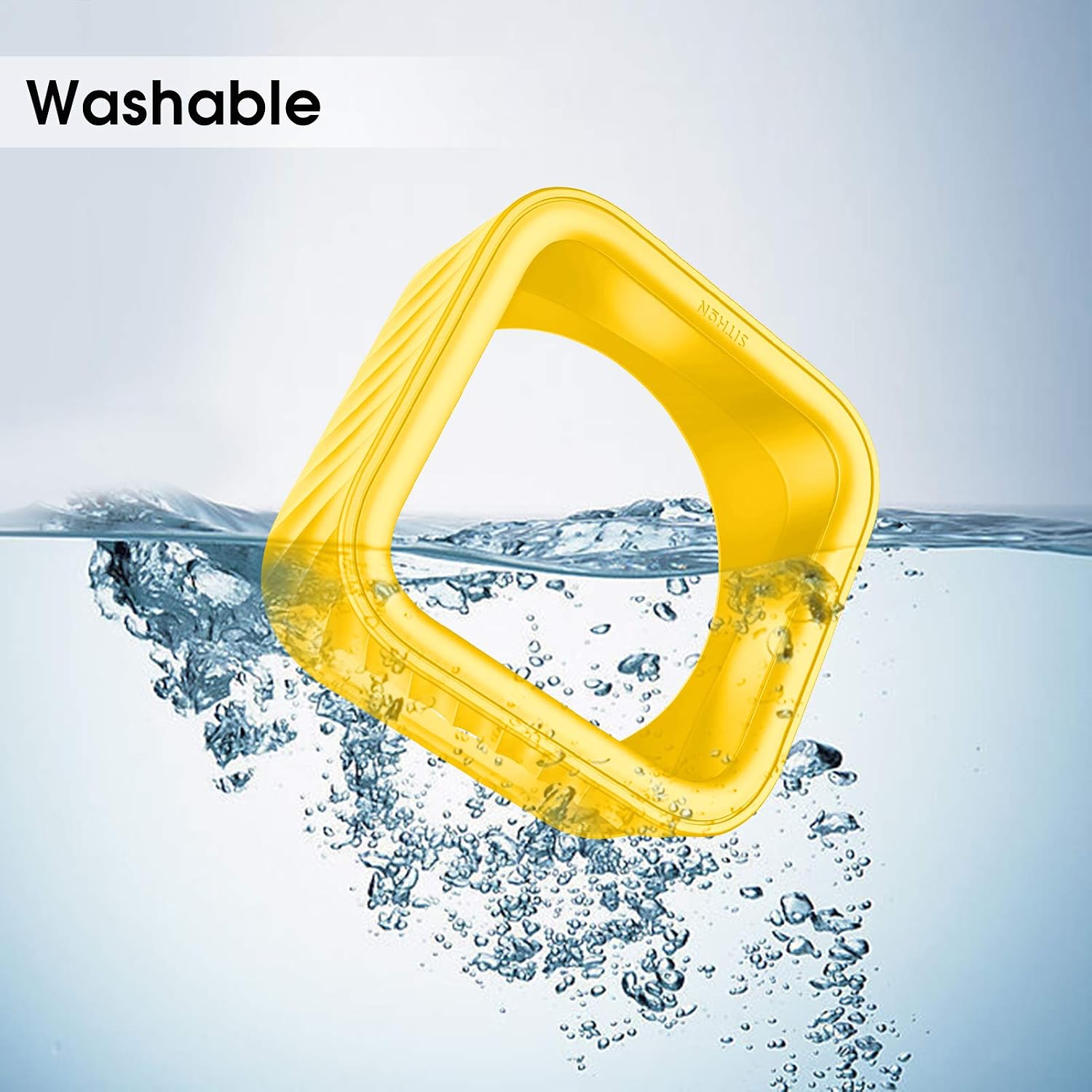 SITHON Silicone Case for Apple TV 4K (2nd & 1st Gen) / Apple TV HD, Lightweight Shockproof Anti Slip Protective Cover for Apple TV 4K 2021 / HD 4th Generation, Yellow