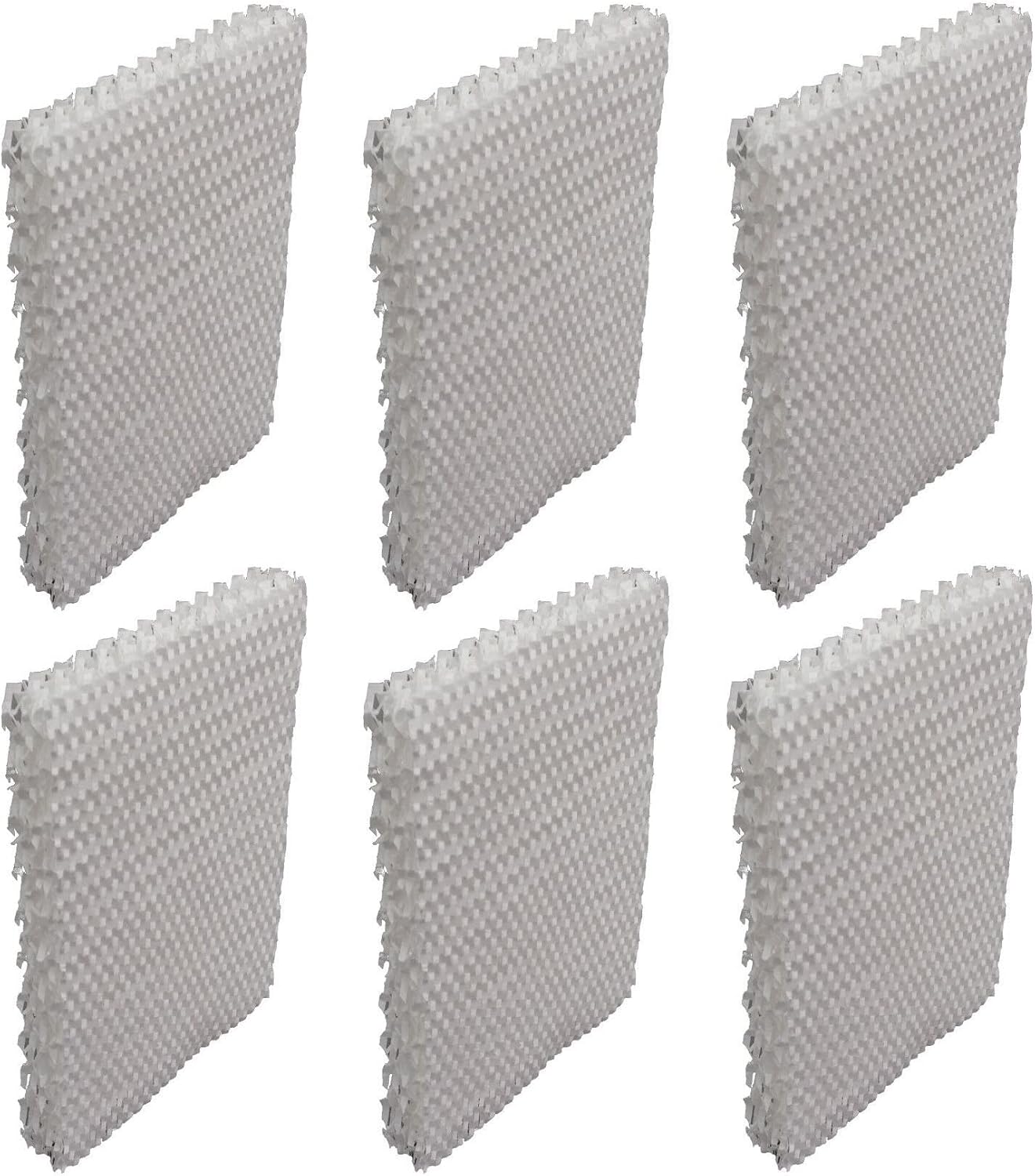 Replacement 6-Pack Humidifier Filter for Sunbeam SCM2412 SCM-2412 Models (7-9/16" L x 5-1/4" W x 15/16" T)