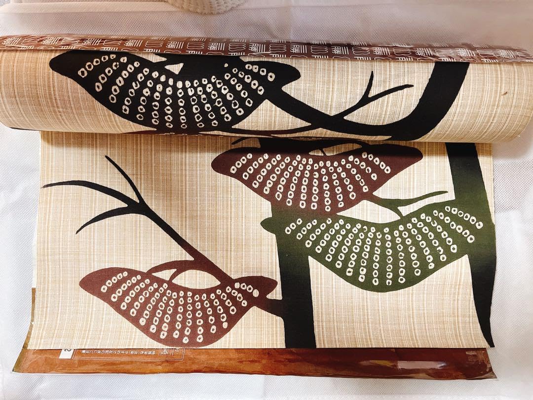 ノー皺加工最カルキュロ黒菊桜モダン浴衣しわにならない浴衣新 ◇ノー