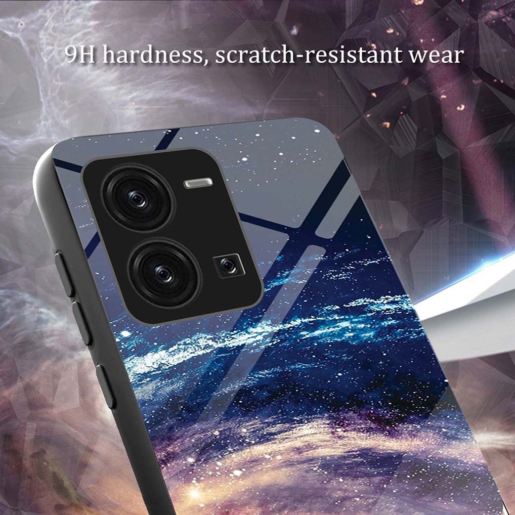 SEAHAI Cover Per Vivo X80 Lite / V25 5G – Custodia In TPU Trasparente Con Stampa Gatto, Sottile, Antiurto, Supporta Ricarica Wireless - 2