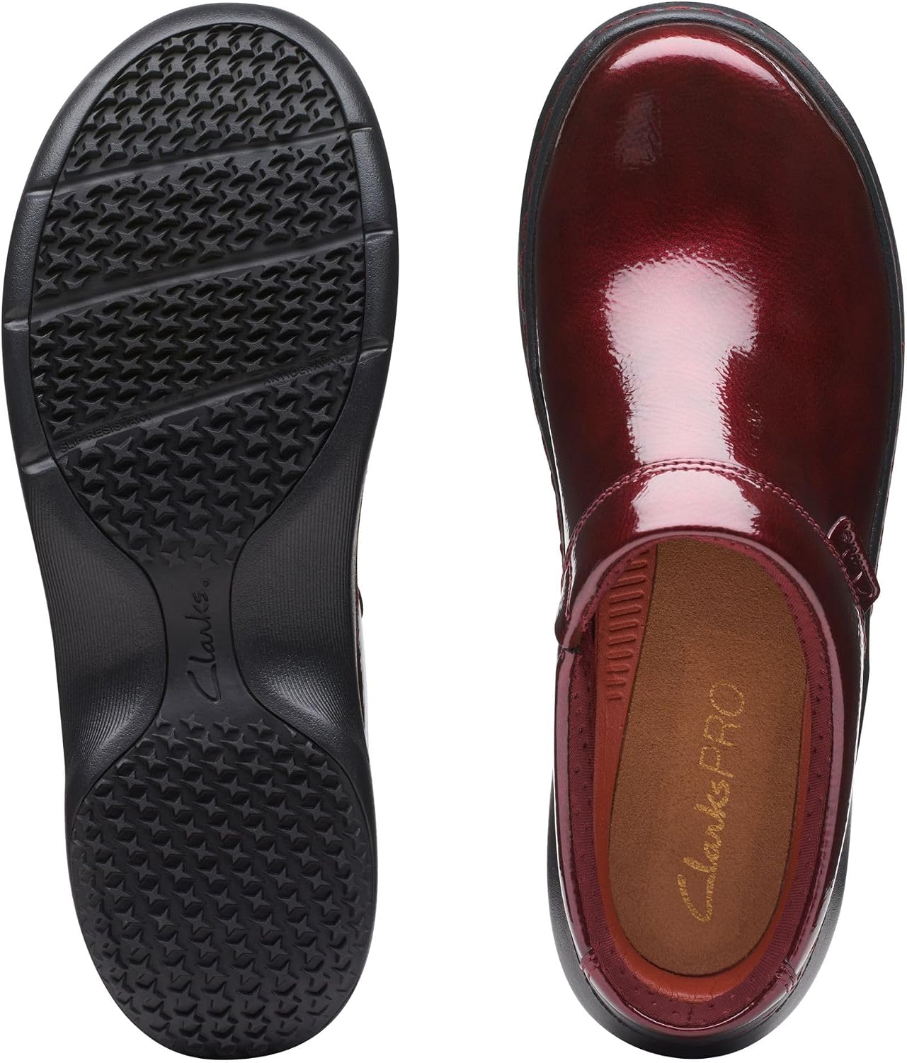 Clarks Unisex ClarksPro Clog Sneaker, Burgundy P, 0 US Women