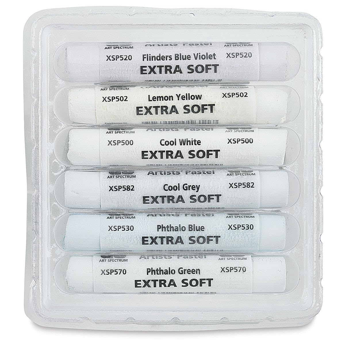 Art Spectrum Pastel Set Extra Soft Cool Tints (Pack of 6)