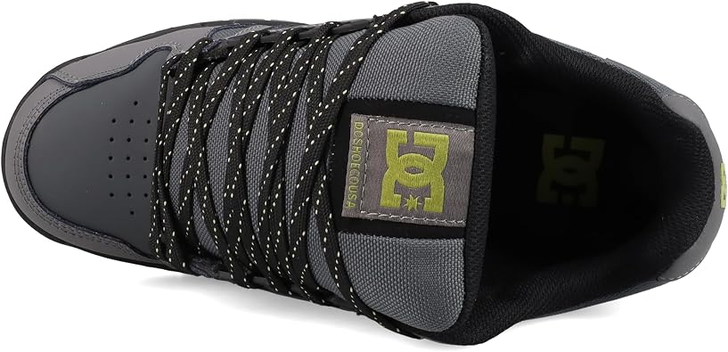 DC Shoes Men's Stag, Grey/Black, 11.5