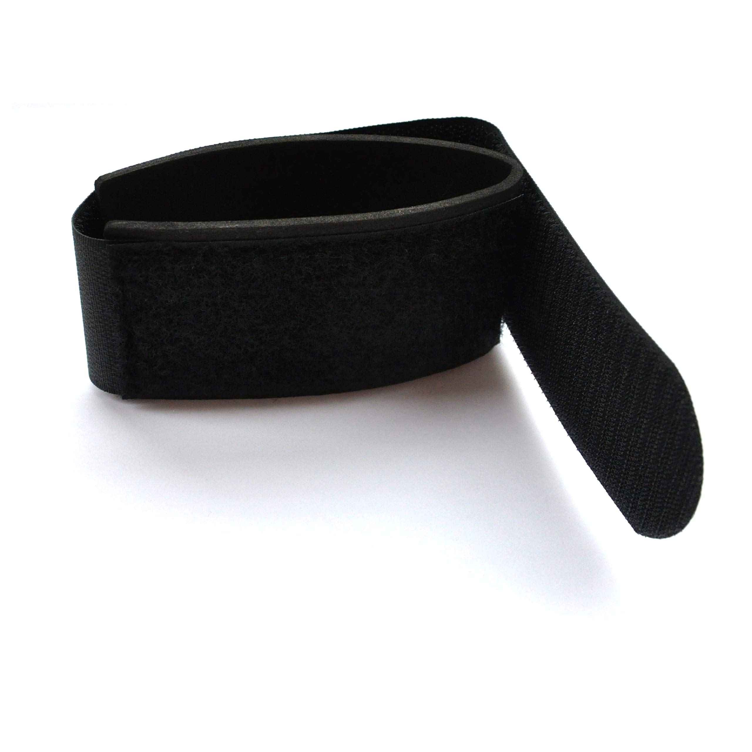 Sunmondo - Lot De 2 Bandeaux Velcro Pour Skis - Connecteur De Protection Et Transport - Noir