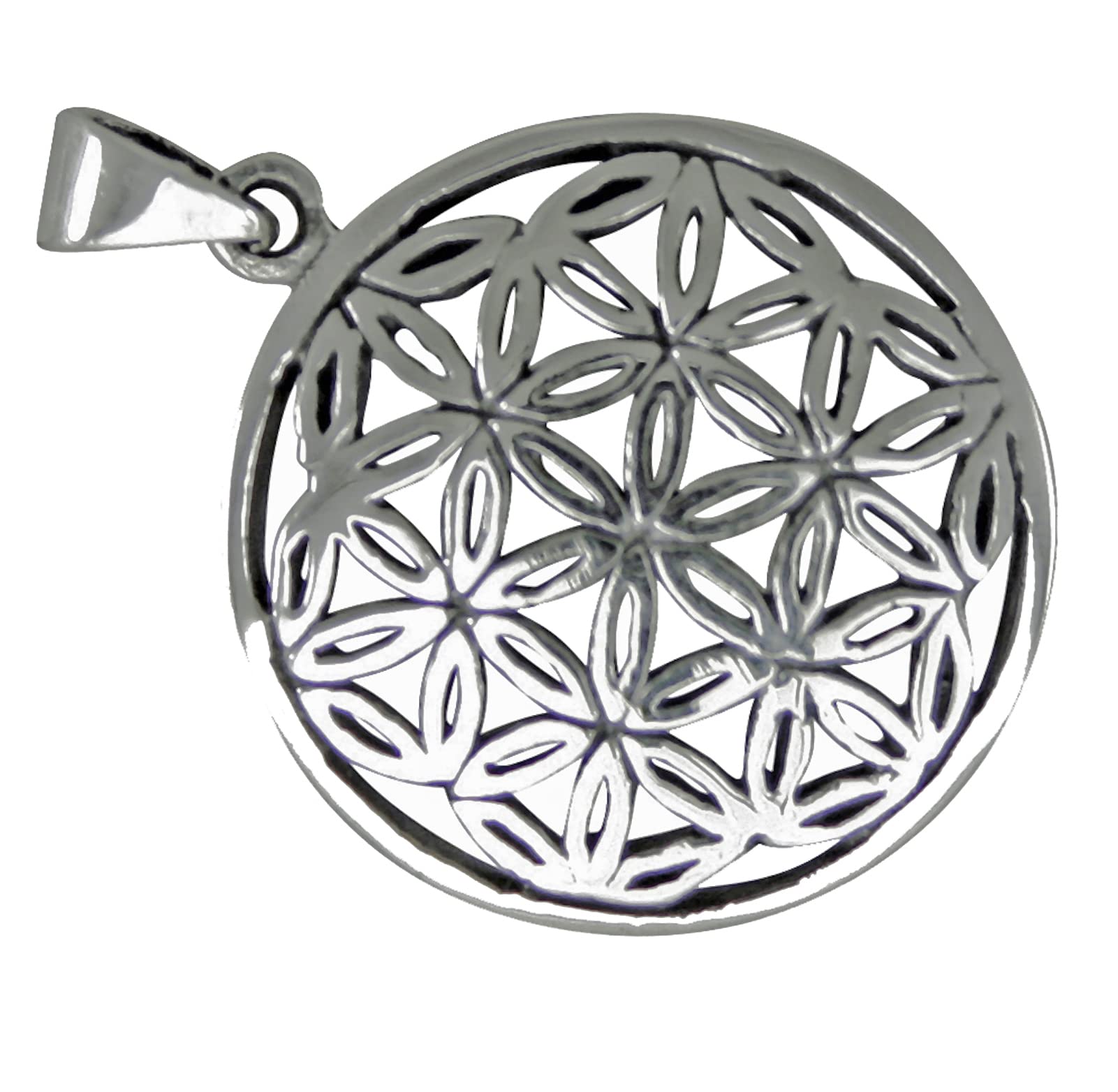 AFP Fleur de Vie Pendentif Argent 925