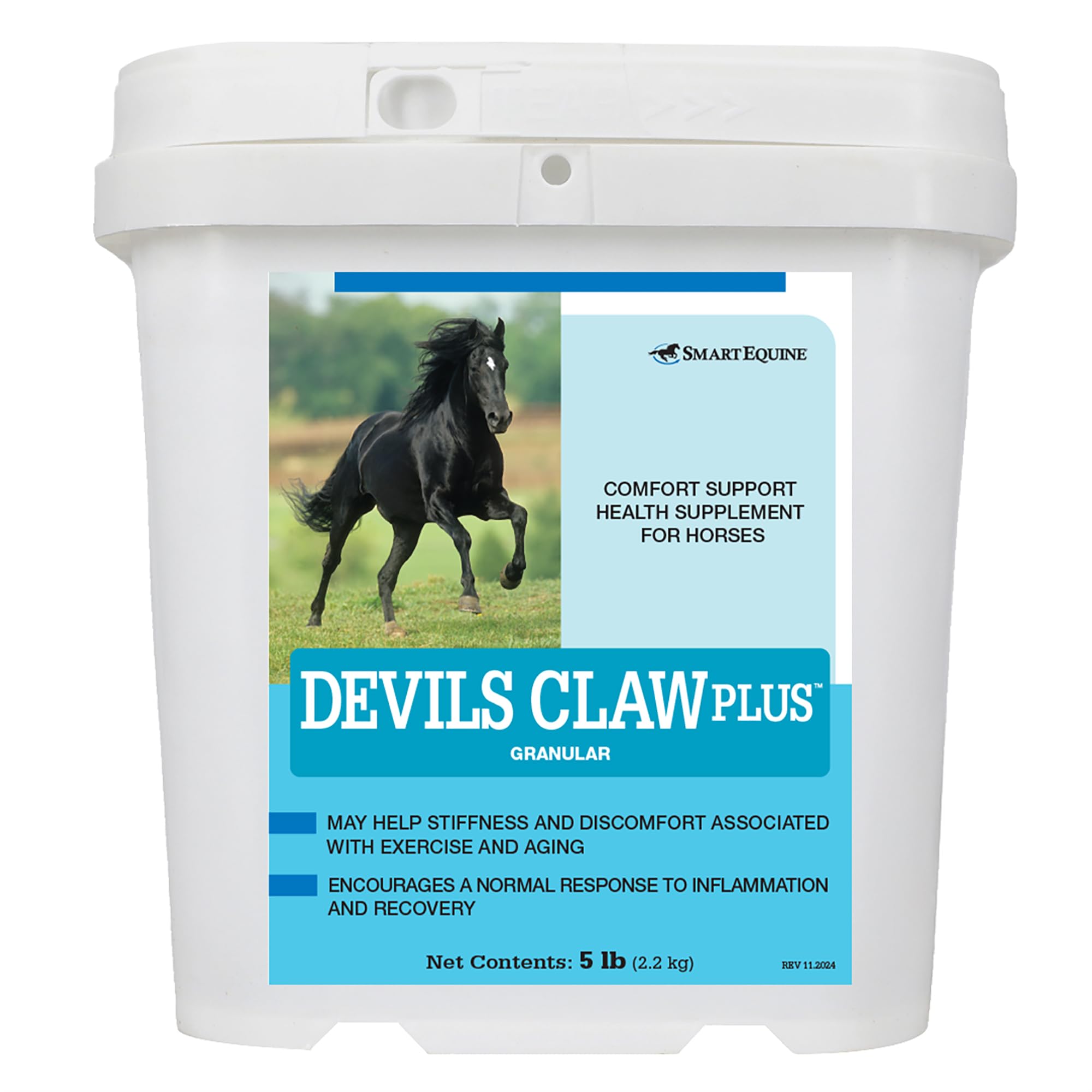 SmartEquine | Devil's Claw Plus Granular | Horse Joint Supplement with Yucca for Horses | Supports Joint Strength, Comfort & Mobility | Antioxidant Support Supplement | 5 lb