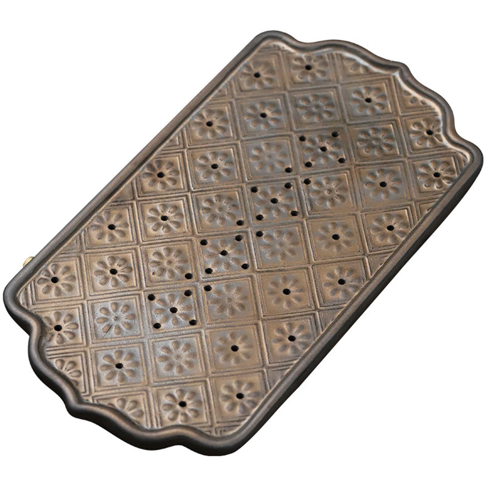 Zestaw do herbaty Gongfu, chiński ceramiczny stolik do herbaty, taca do herbaty, mała taca do przechowywania wody, prosta herbaciarnia z tacą do herbaty, taca do herbaty do gabinetu domowego