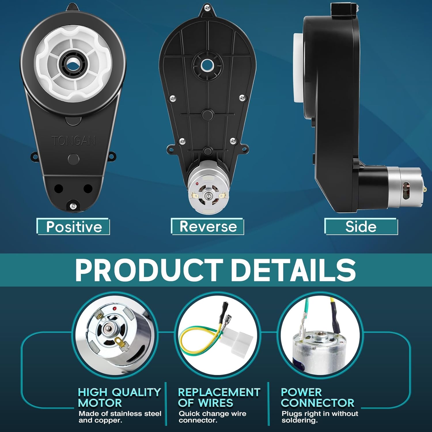 Product details of Foleto motor gearbox components