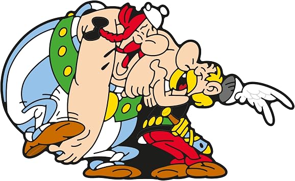 Decorative Rubber Magnet Plastoy Asterix and Obelix, Laughing 2023
