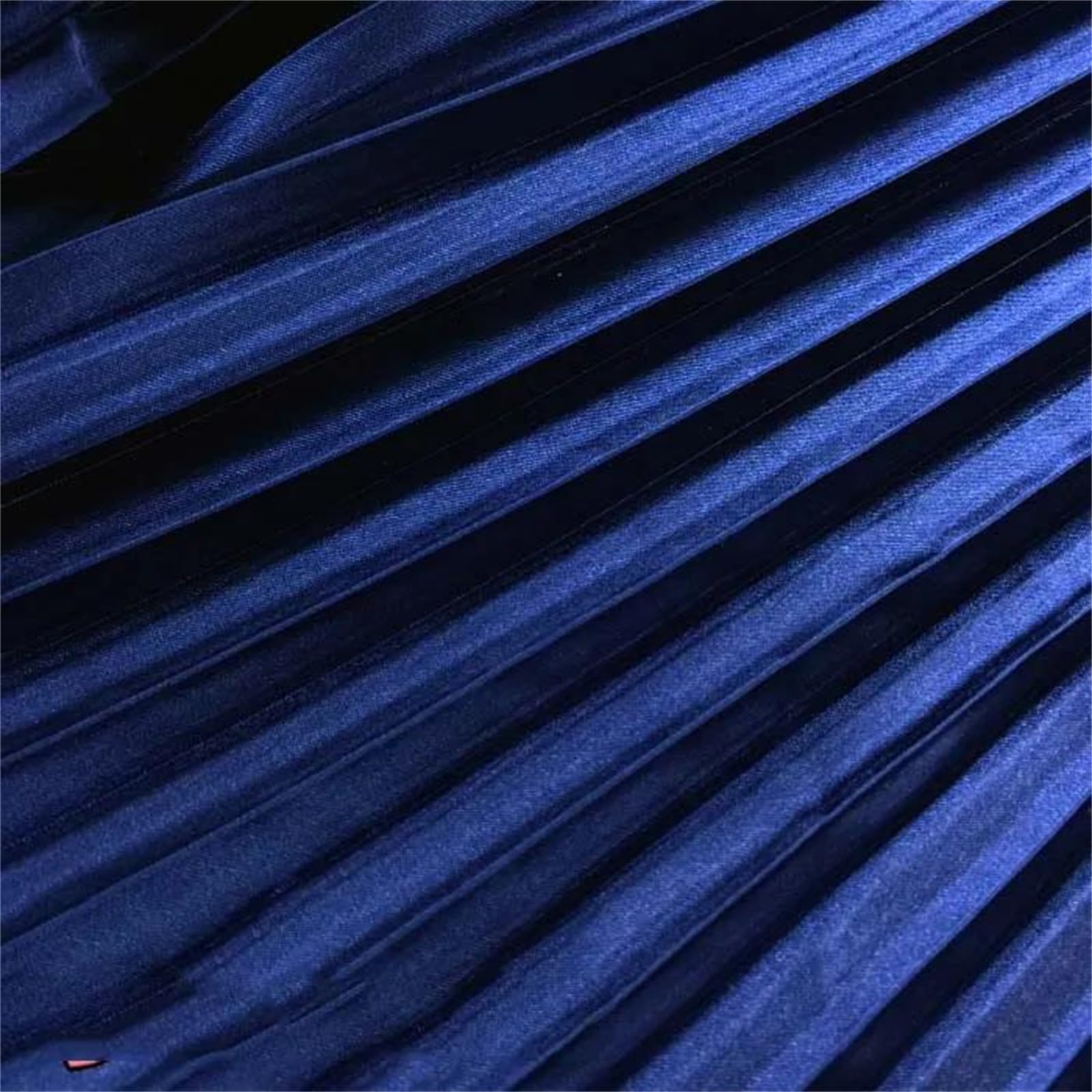 Tela de rayón plisada de 150 cm de ancho, color sólido, rayas grandes, hilo de imitación de órgano, transpirable, tejido de punto para hacer vestidos y faldas